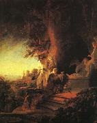REMBRANDT Harmenszoon van Rijn, The Risen Christ Appearing to Mary Magdalen st